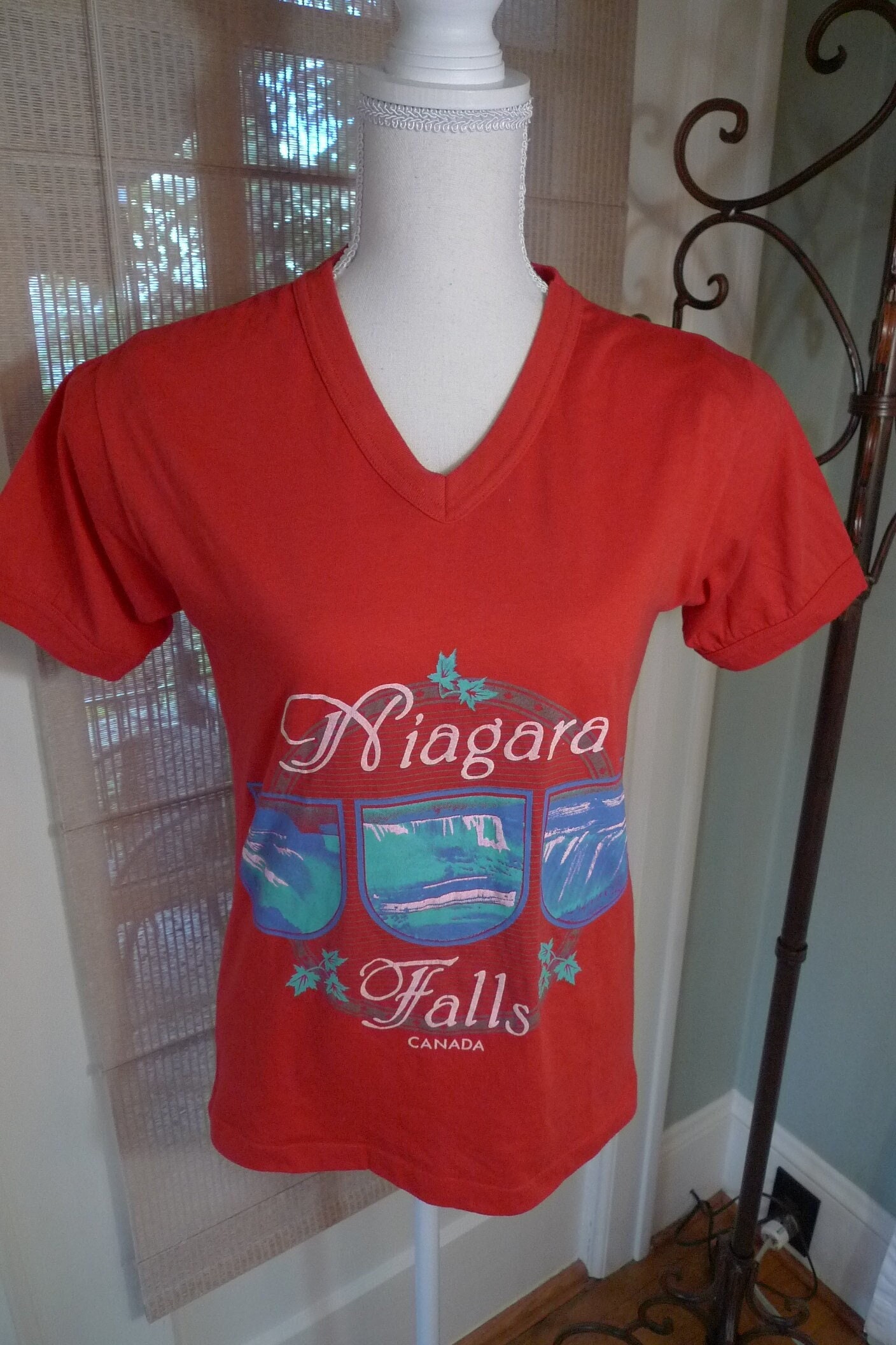1980S Niagara Falls Single Stitch Shirt Damen M | 38 von americanvintageprtld