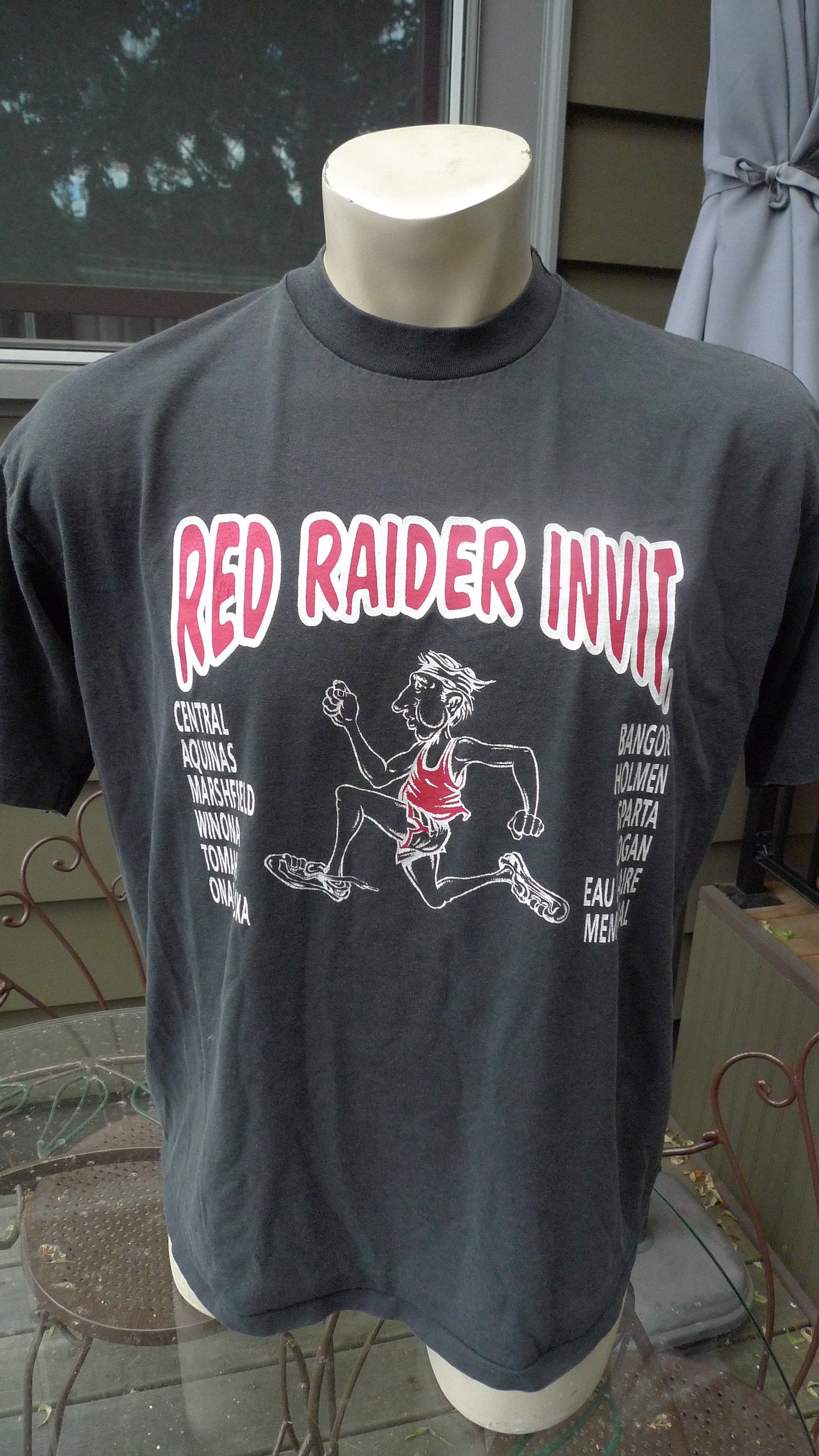 1980S Red Raider Einladungs Run Single Stitch Shirt Herren Xl | 48 von americanvintageprtld