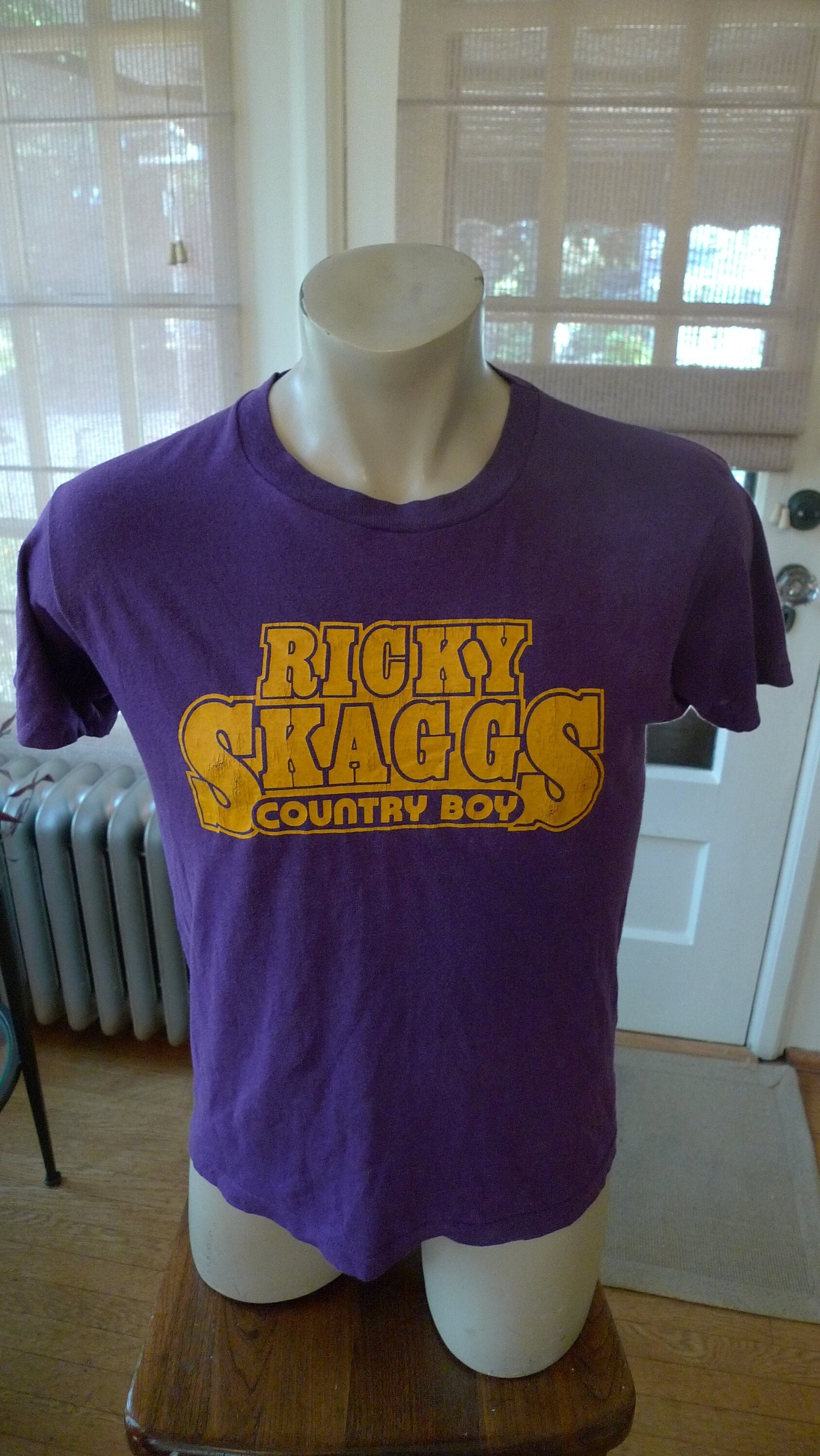 1985 Ricky Skaggs Single Stitch Konzert Shirt Herren Med | 42 von americanvintageprtld