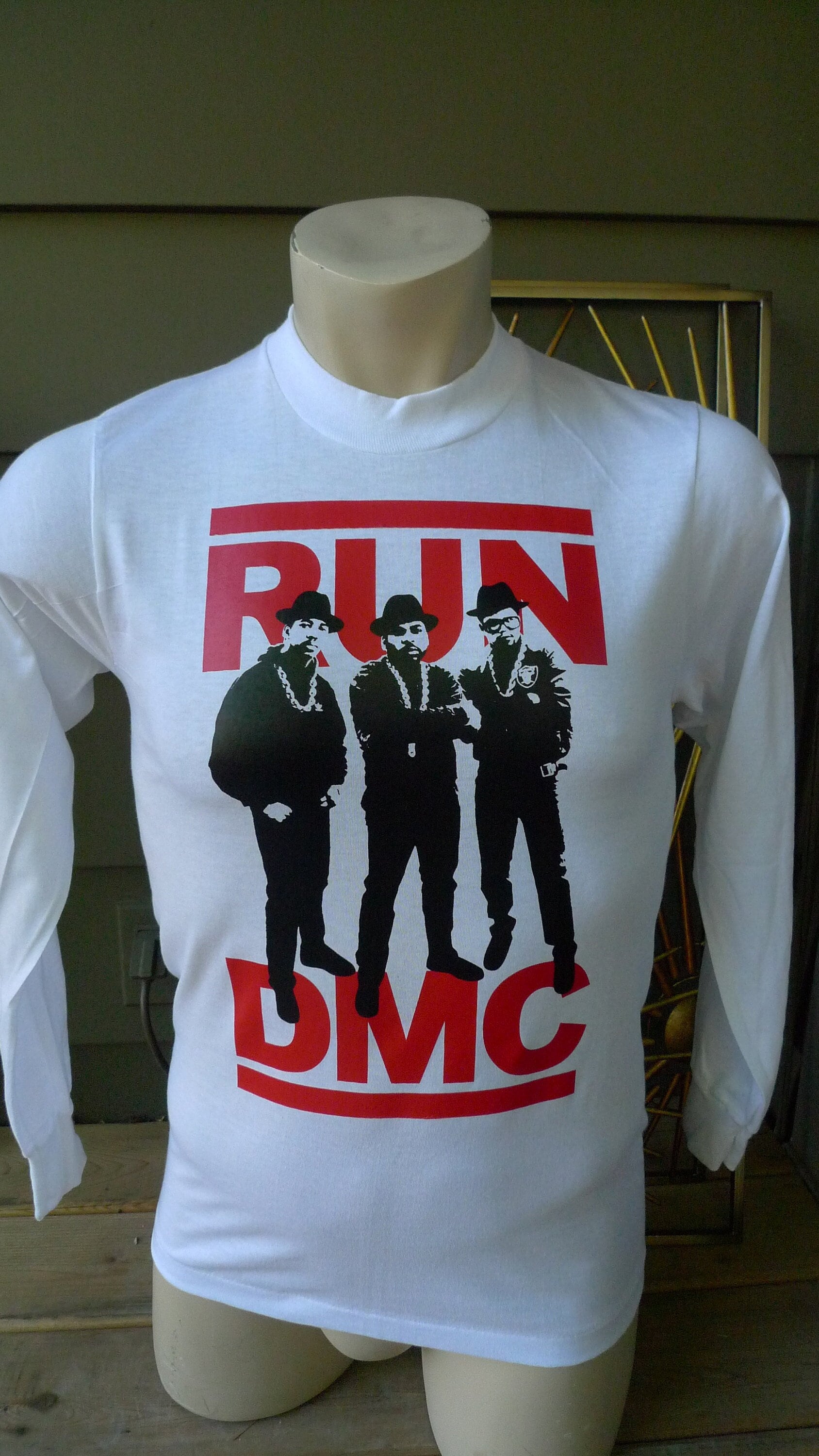 1988 Run Dmc Single Stitch Shirt | C Lizenziert Von Roach "85 Herren S | 38 von americanvintageprtld