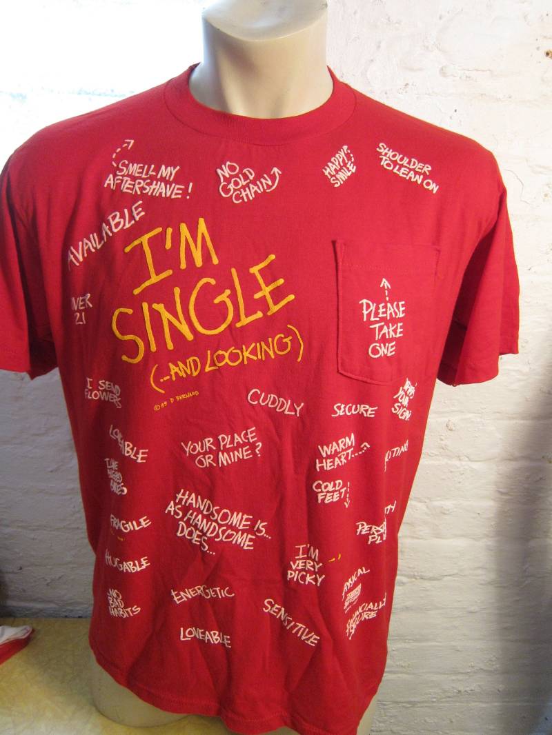 1989 Comical Single Und Look Texture Print Shirt Herren Xl | 46 von americanvintageprtld