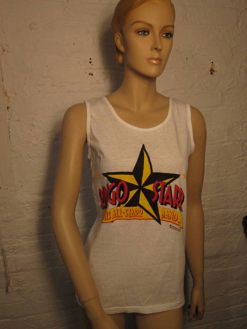 1989 Ringo Starr Concert Single Stitch Tank Top Damen Medium | 38 von americanvintageprtld