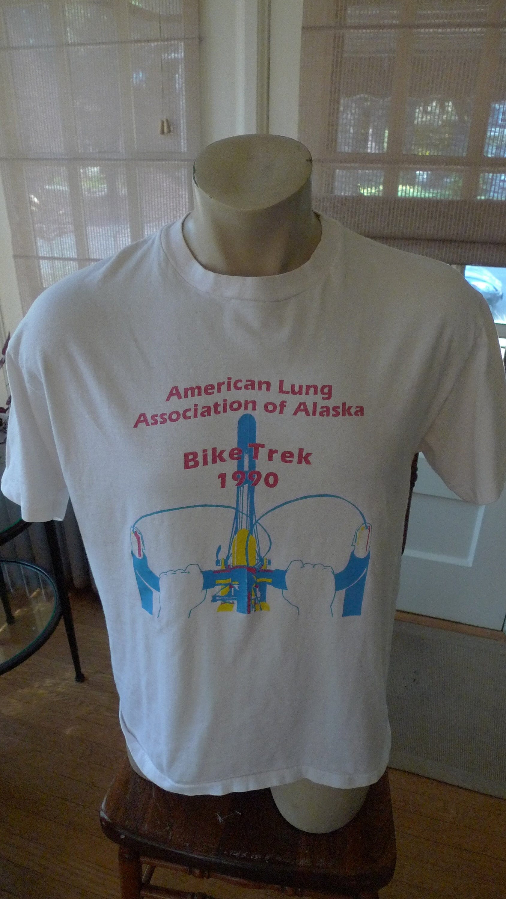 1990 Bike Trek | Alaska Single Stitch Shirt Herren L | 44 von americanvintageprtld