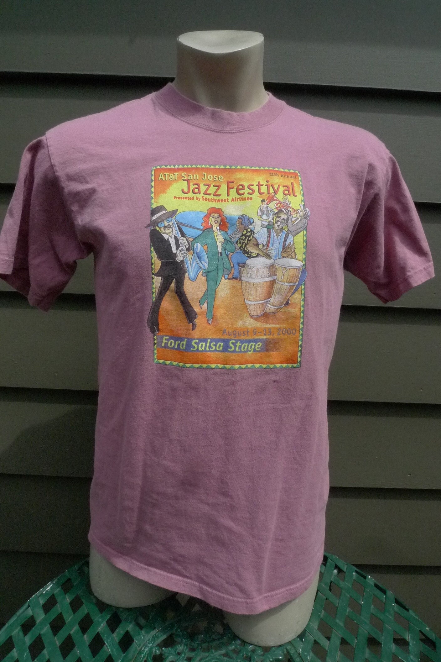 2000 San Jose Jazz Festival Konzert Shirt Herren Med | 43 von americanvintageprtld