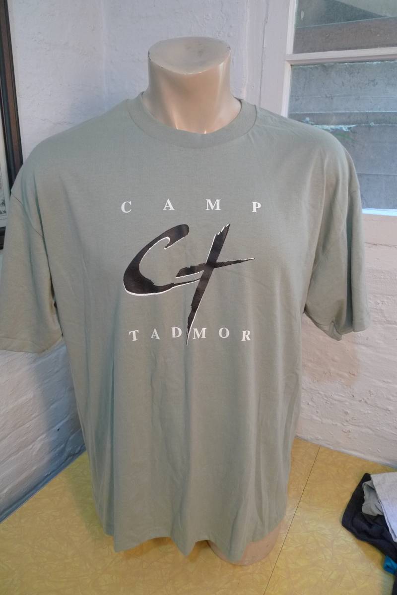 Gr. Xl | 48 1990Er Jahre Camp Tadmor | Libanon, Oregon Shirt | Einseitig | Einseitig Genäht | Deadstock Ungetragen von americanvintageprtld