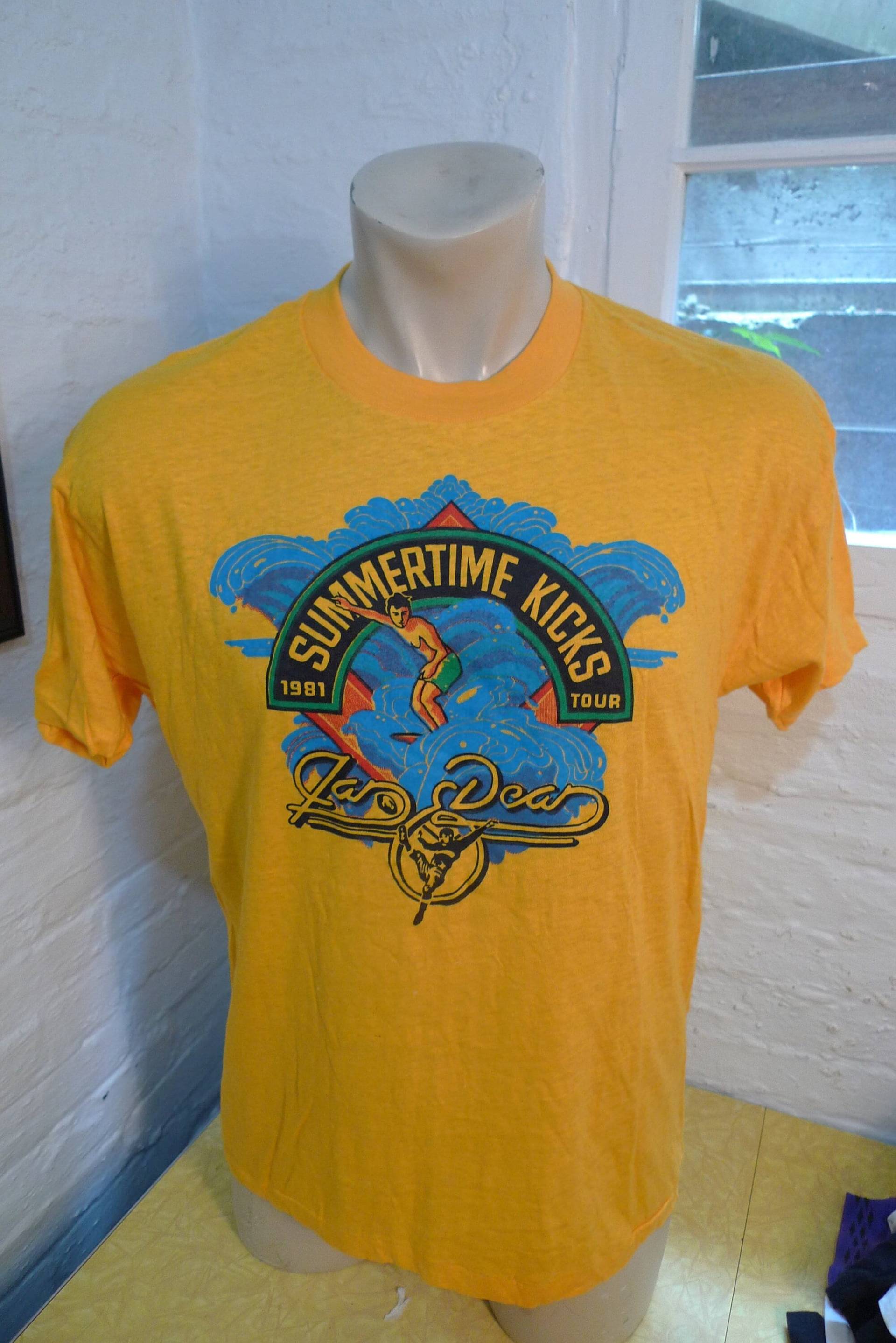Seltenes 1981 Jan & Dean Summertime Kicks Konzert Shirt Herren Large | 44 von americanvintageprtld
