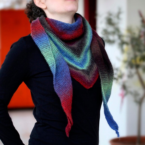 Handgestrickter Schal Aus Wolle von amersouda