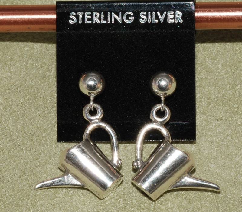 Garten Gießkanne Ohrstecker - Post von amigadesigns