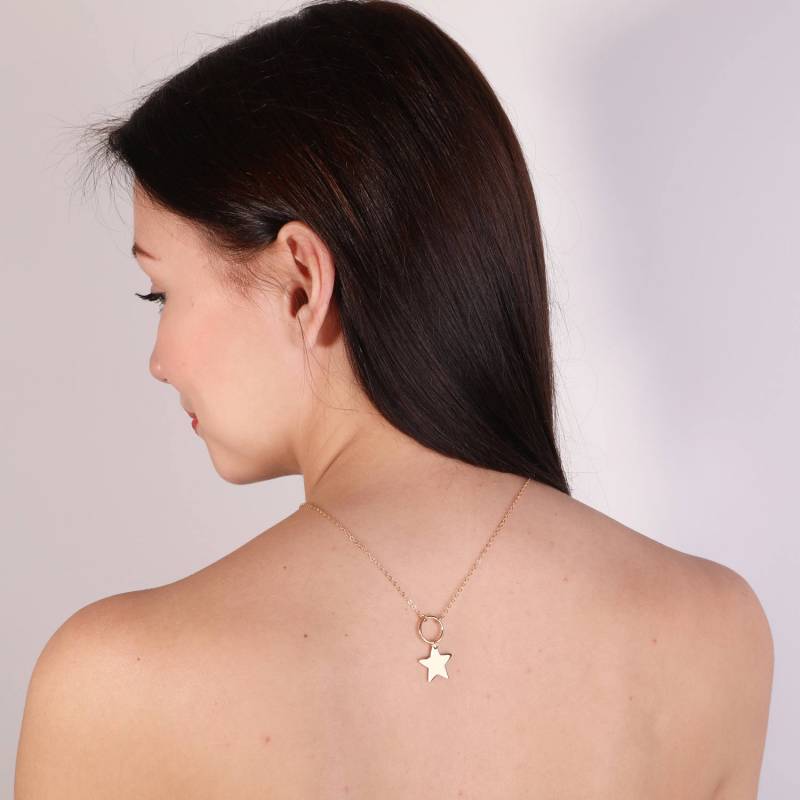 Stern Sie-Halskette, Zierliche Kette, Gold Gefüllt Stern-Halskette, Statement-Kette, Star Halskette, Zarte Täglichen Geschenk Für Sie von amitvtamar