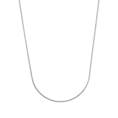 Amor Collier 925 Sterling Silber Unisex Damen Herren Halsschmuck, 38 cm, Silber, Kommt in Schmuck Geschenk Box, 2017681 von Amor