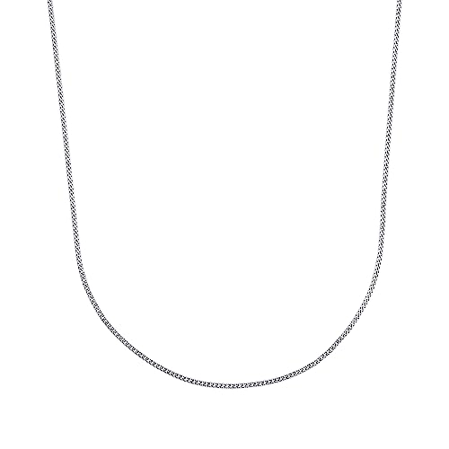 Amor Collier 925 Sterling Silber Unisex Damen Herren Halsschmuck, 45 cm, Silber, Kommt in Schmuck Geschenk Box, 9207992 von Amor