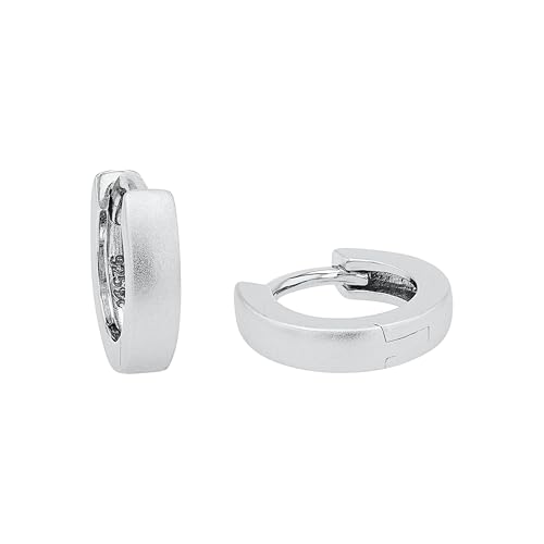 Amor Creolen 925 Sterling Silber Unisex Damen Herren Ohrschmuck, 1,2 cm, Silber, Kommt in Schmuck Geschenk Box, 9059331 Amor Creolen 925 Sterling Silber Unisex Damen Herren Ohrschmuck, 1,2 cm, Silber, Kommt in Schmuck Geschenk Box, 9059331 von Amor