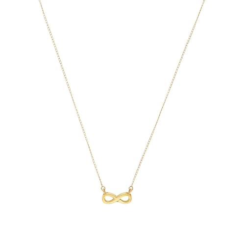 Amor Kette mit Anhänger Damen Halsschmuck, 45 cm, Gold, Infinity, Kommt in Schmuck Geschenk Box, 2019999 von Amor