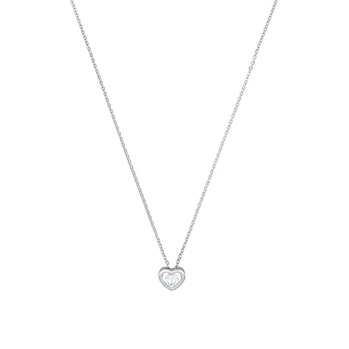 Amor Kette mit Anhänger 925 Sterling Silber Damen Halsschmuck, mit Zirkonia synth., 42 cm, Silber, Herz, Kommt in Schmuck Geschenk Box, 2016056 Amor Kette mit Anhänger 925 Sterling Silber Damen Halsschmuck, mit Zirkonia synth., 42 cm, Silber, Herz, Kommt in Schmuck Geschenk Box, 2016056 von Amor