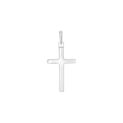 Amor Motivanhänger 925 Sterling Silber Unisex Damen Herren Anhänger, 2,9 cm, Silber, Kreuz, Kommt in Schmuck Geschenk Box, 2017516 von Amor