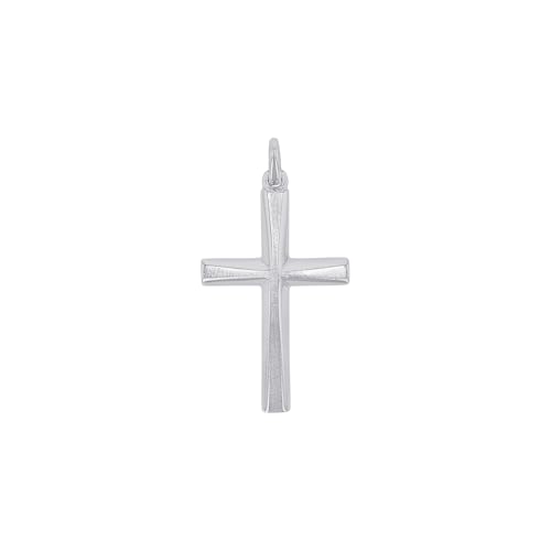 Amor Motivanhänger 925 Sterling Silber Unisex Damen Herren Anhänger, Silber, Kreuz, Kommt in Schmuck Geschenk Box, 9066506 von Amor