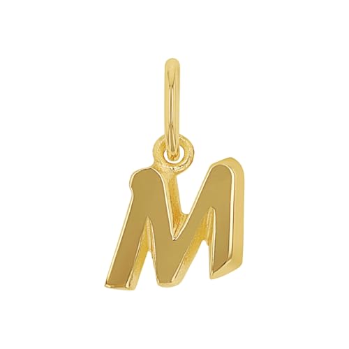 Amor Motivanhänger Unisex Damen Herren Anhänger, 1,3 cm, Gold, M, Kommt in Schmuck Geschenk Box, 2013461 von Amor