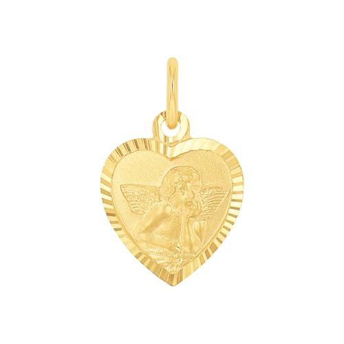 Amor Motivanhänger Unisex Damen Herren Anhänger, Gold, Engel, Kommt in Schmuck Geschenk Box, 2013493 von Amor