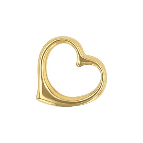 Amor Motivanhänger Damen Anhänger, 0,7 cm, Gold, Herz, Kommt in Schmuck Geschenk Box, 2015242 von Amor