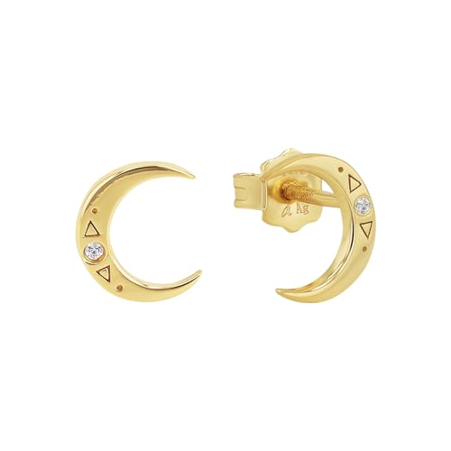 Amor Ohrstecker 925 Sterling Silber Damen Ohrschmuck, mit Zirkonia synth., 0,9 cm, Gold, Stern, Kommt in Schmuck Geschenk Box, 2032788 Amor Ohrstecker 925 Sterling Silber Damen Ohrschmuck, mit Zirkonia synth., 0,9 cm, Gold, Stern, Kommt in Schmuck Geschenk Box, 2032788 von Amor