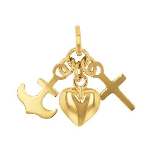 Amor Motivanhänger Damen Anhänger, Gold, GLH, Kommt in Schmuck Geschenk Box, 2015249 von Amor