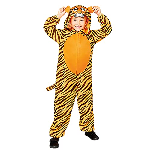 (PKT) (9908790) Child Tiger All In One Costume (4-6yr) von amscan