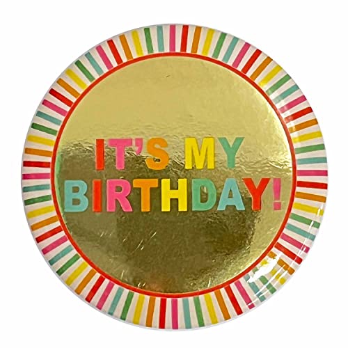 Amscan 9912104 - It's My Birthday! Geburtstags-Anstecker, 6 cm von amscan