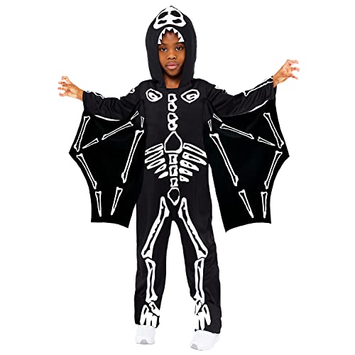 Amscan Unisex Boys Halloween Fancy Dress Costume Skeleton Pterodactyl 8-10 Jahre, Multi von amscan