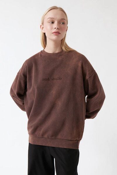 amt.studio Acid Sweatshirt - brown von amt.studio