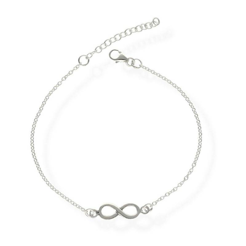 925 Silber Armkette Infinity Charm Damen-Armband Armkettchen Ak05 von amulettshop