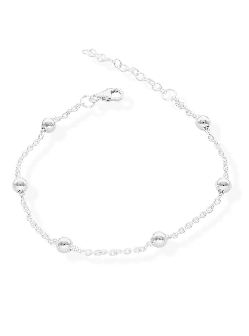 925 Silber Armkette Perlen Charm Damen-Armband Armkettchen Ak15 von amulettshop