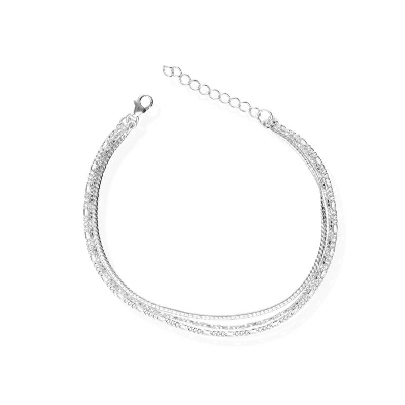 Silber Armband Damen - Armkette 925 Drei Stränge von amulettshop