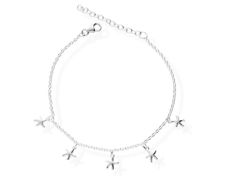925 Silber Armkette Seesternchen Charm Damen-Armband Armkettchen Ak38 von amulettshop
