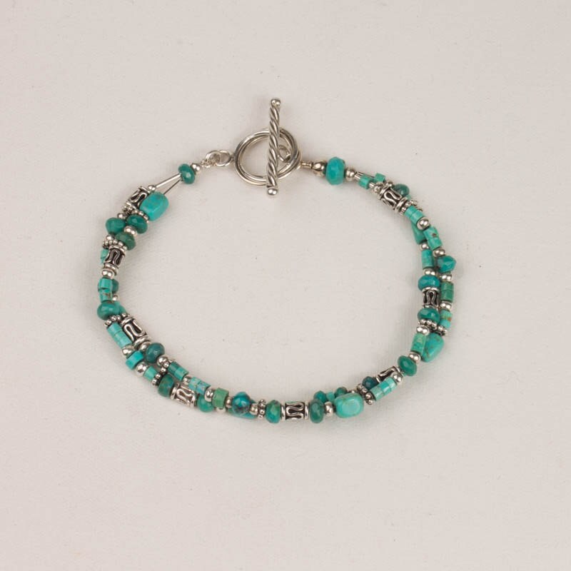 Zwei Strang Türkis-Armband Zwei Strang Türkis-Armband von amybmasor