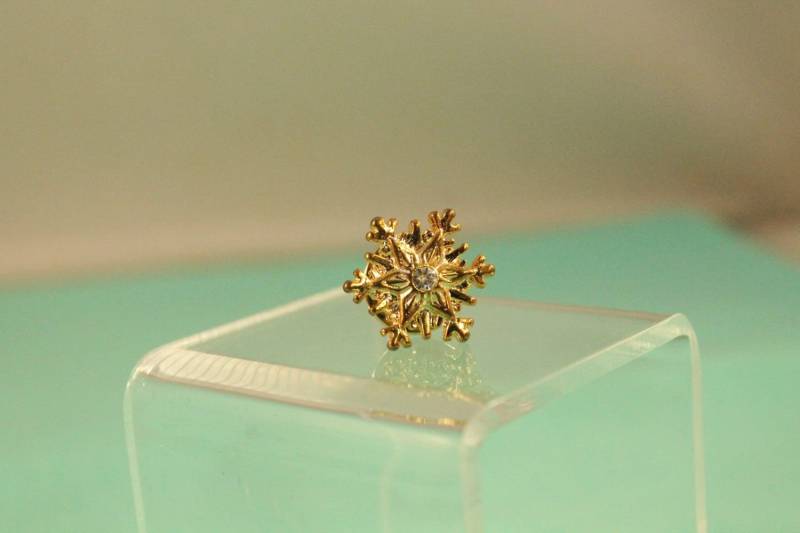 Kleine Schneeflocke Mit Strass/Crystal-Pin Kleine Schneeflocke Mit Strass/Crystal-Pin von amyrigs