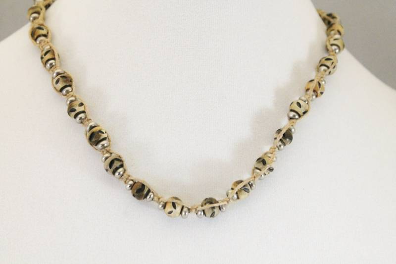 Schnur Und Perlen Beach Style Halskette von amyrigs