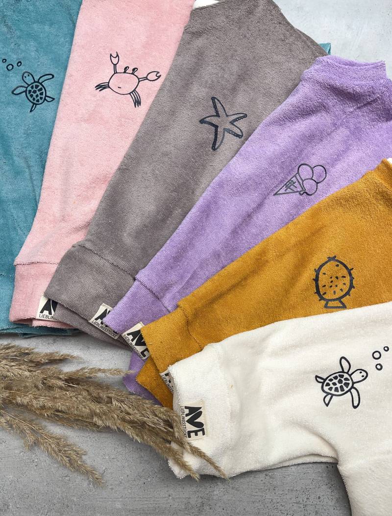 Sweater/Pullover Frotteesweater Pulli Biostoffe Oversizesweater Frottee Bio-Frottee Organic von amyundela