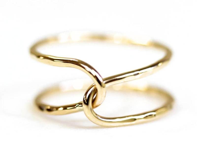 Eternity Ring/Silber Gold Liebesgeschenk Geschenk Für Sie Schmuck Forever Handgemachter von amywaltz