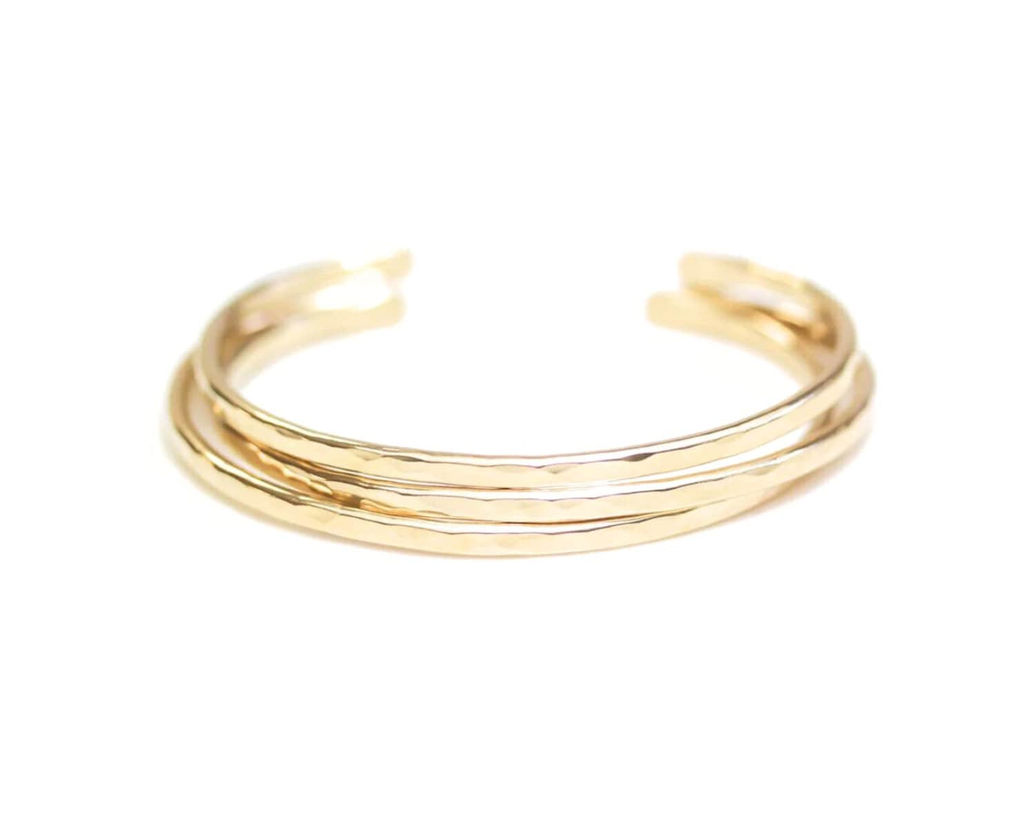Gold Manschette/Geschenke Für Sie Stapel Armbänder Braut Party Geschenk Hochzeit Geburtstagsgeschenk Handgemachte Brautschmuck von amywaltz