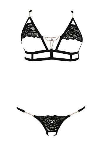 anais apparel Damen BH-Set ouvert M von anais apparel