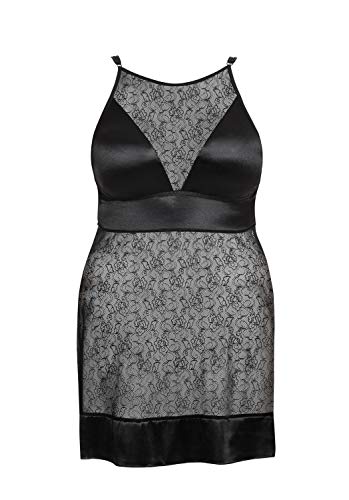 anais apparel Size Plus Damen Chemise mit String XXL+ von Anais