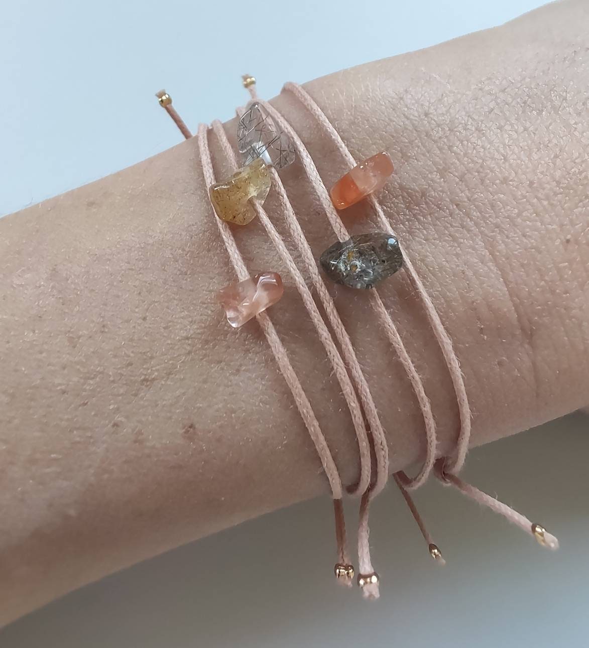 Zartes Armband Mit Rutilquarz Zartes Armband Mit Rutilquarz von anandamalalove