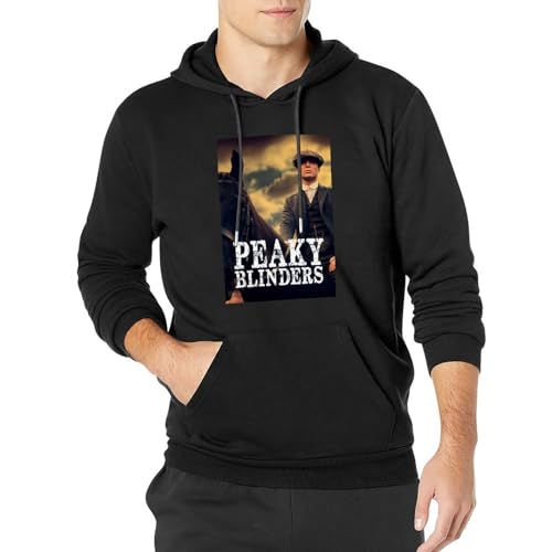 Men Peaky-Blinders Solid Color Casual Sports Hoody Sweatshirt XL von andare