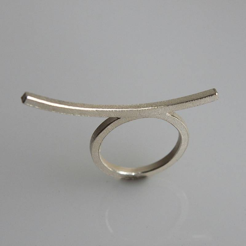 Moderner Stapelring Ot in Silber Moderner Stapelring Ot in Silber von andreasschiffler