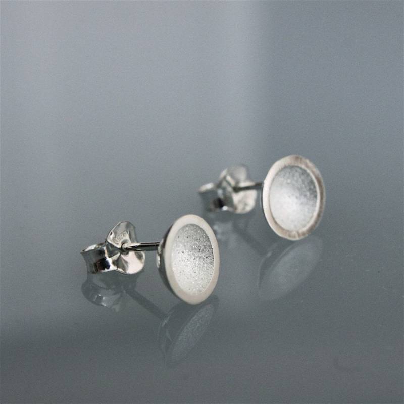 Ohrringe Tassen Weiß Aus 925Er Silber Ohrringe Tassen Weiß Aus 925Er Silber von andreasschiffler