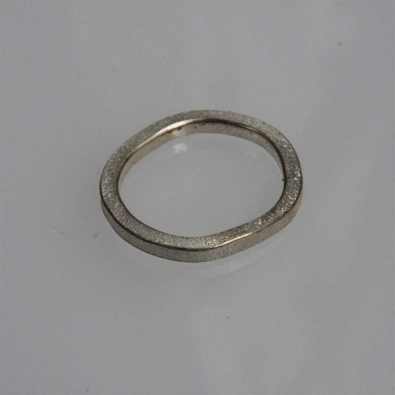 Stapelring Aus Sterlingsilber in Gebleicht Oder Oxidiert | Schwarz von andreasschiffler
