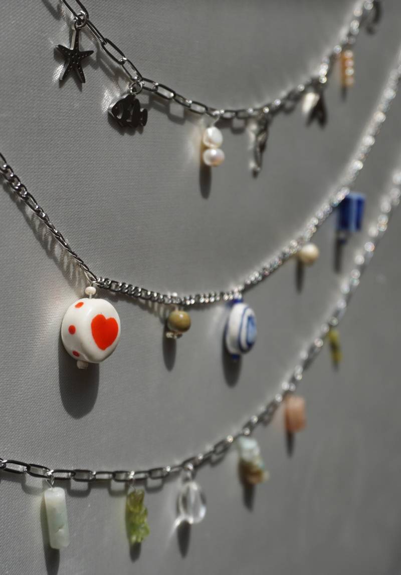 Silberne Halskette Mit Anhängern | Charm Kette Personalisierbar Baue Deine Eigene Anhänger Build Your Own Necklace Silberne Halskette Mit Anhängern | Charm Kette Personalisierbar Baue Deine Eigene Anhänger Build Your Own Necklace von anemoo