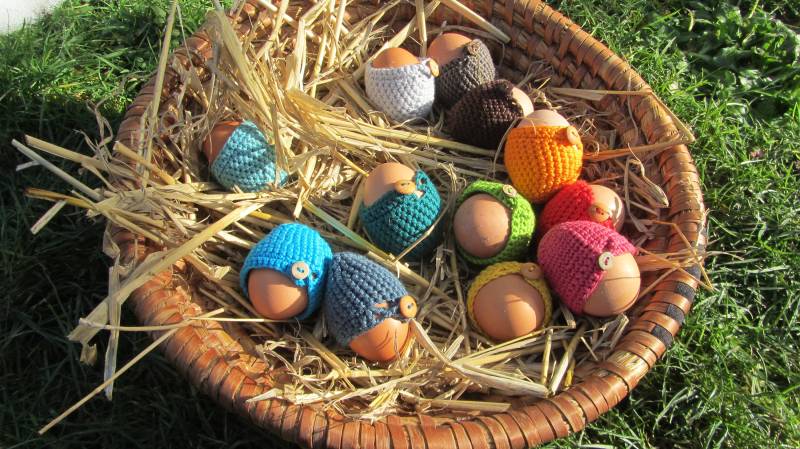 2 Eierwärmer in Deiner Wunschfarbe von anettesachen