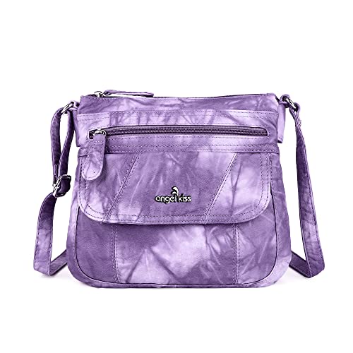 Angelkiss Small Damen Umhängetasche Leder Umhängetasche für Damen Hobo Bag mit verstellbarem Schultergurt von Angel Kiss