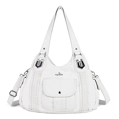 angel kiss Damenmode Handtaschenelo, Damen Tasche Schultertasche, weiches Leder Umhängetaschen,Einkaufstaschen Damen von Angel Kiss